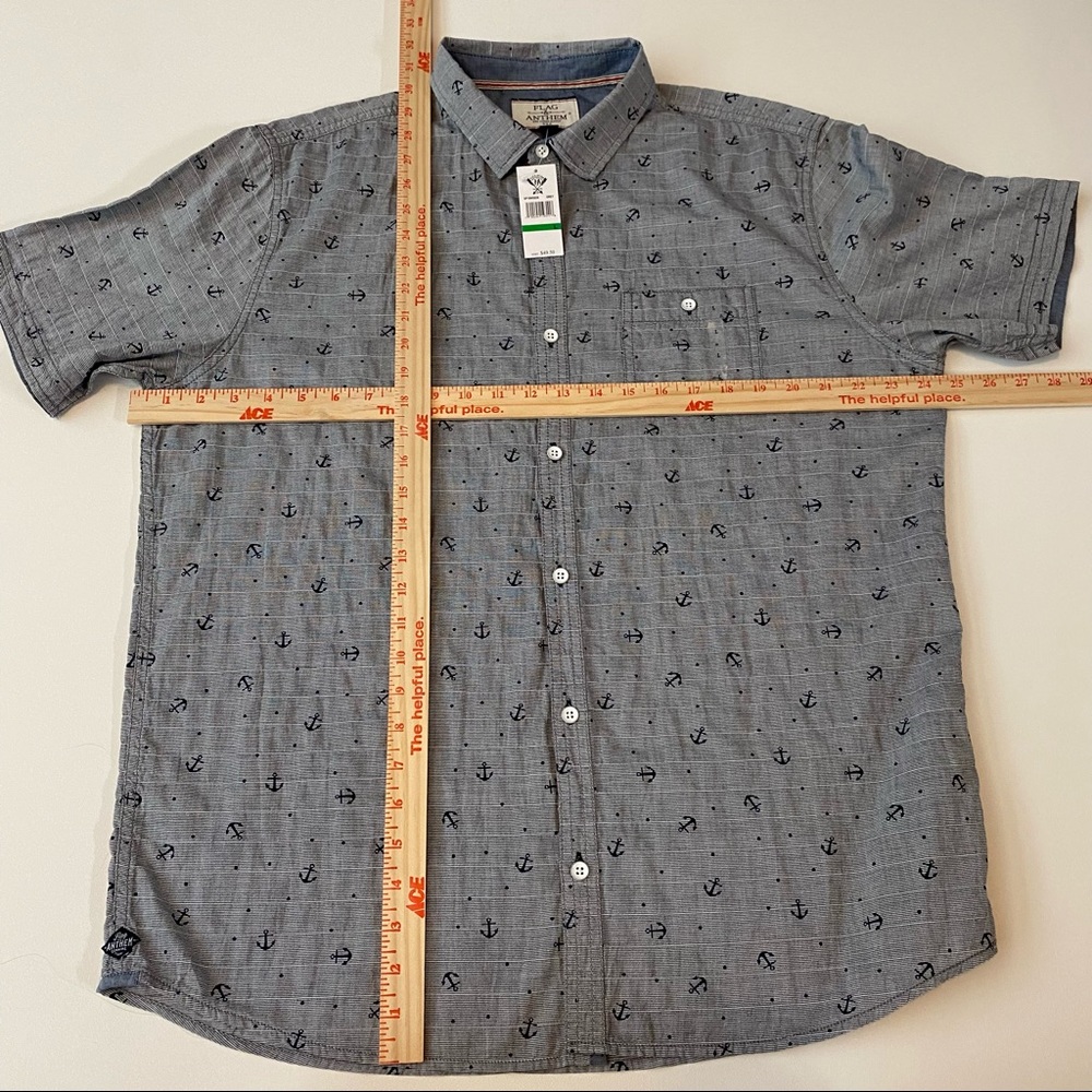 Flag & Anthem Nautical Anchor Short Sleeve L Shirt - Picture 8 of 8